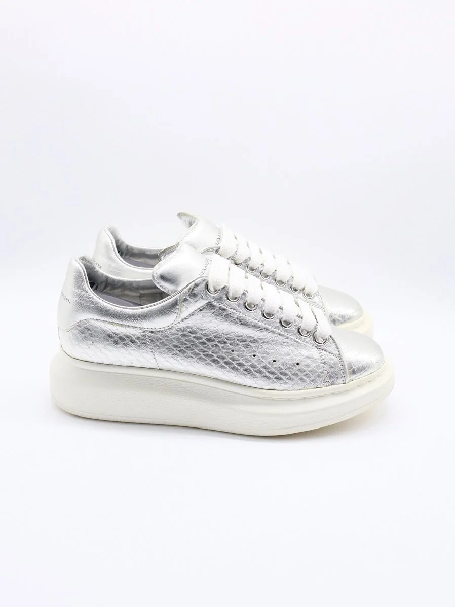 Alexander Mcqueen Silver Cocodrile - Imagen 3