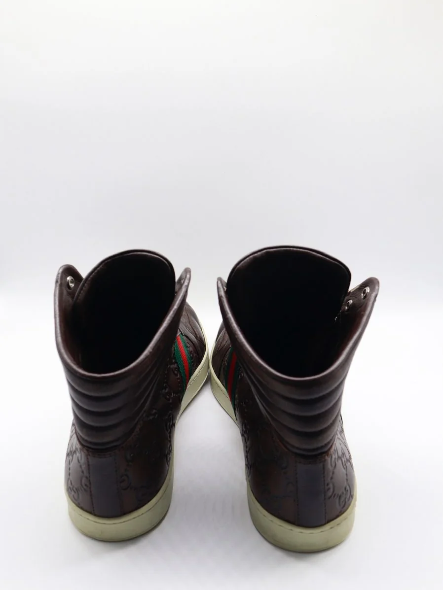 Gucci High Brown Logo - Imagen 2