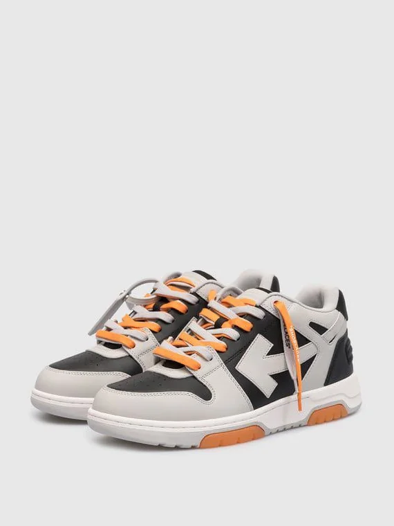 Off white Out Of Office "OOO" Grey Orange Laces  - Imagen 1