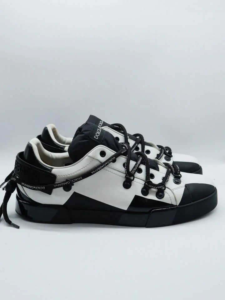 Dolce & Gabbana Laced Up Black N White 