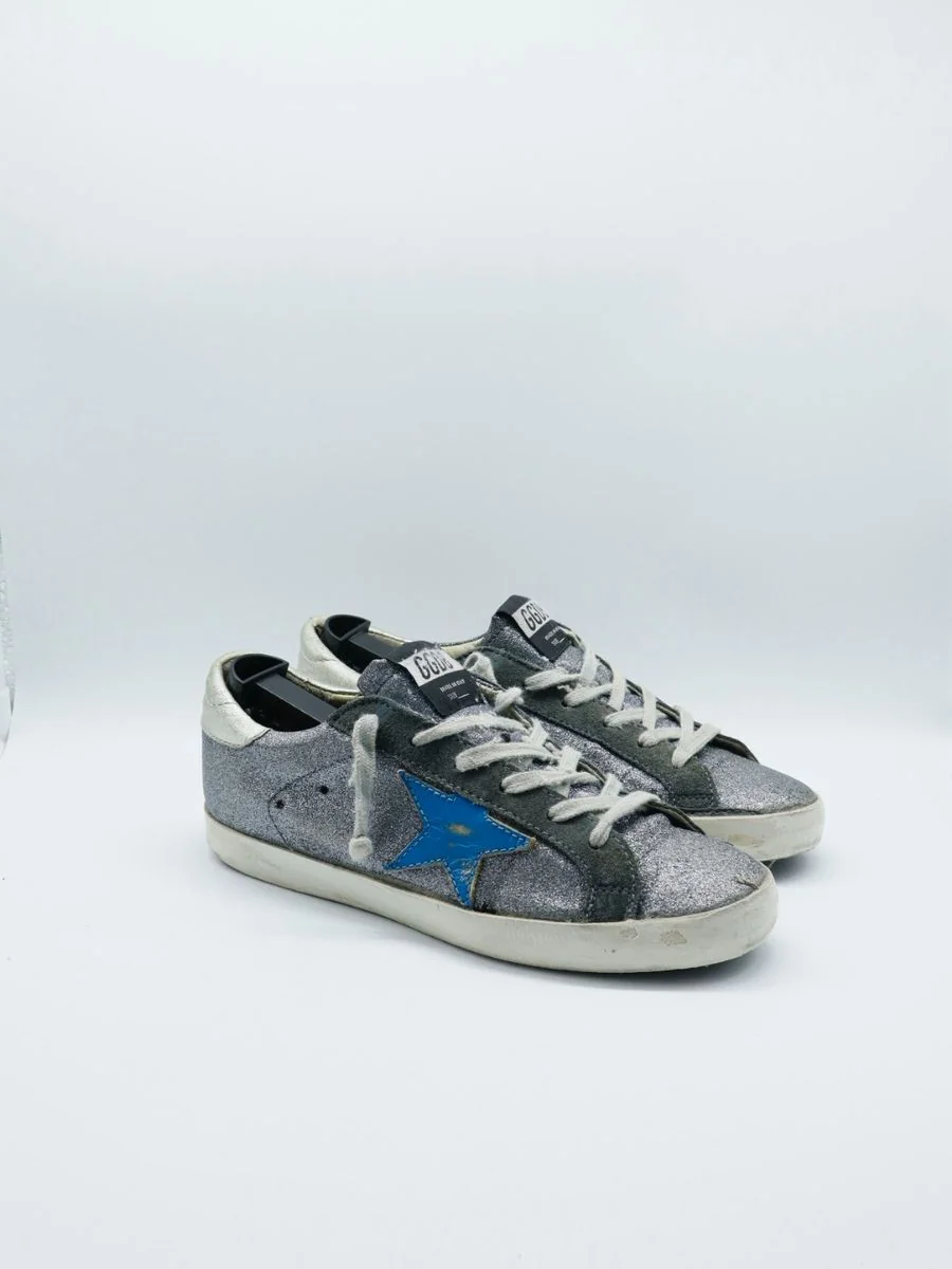 Golden Goose Superstar Grey Glitter  - Imagen 1
