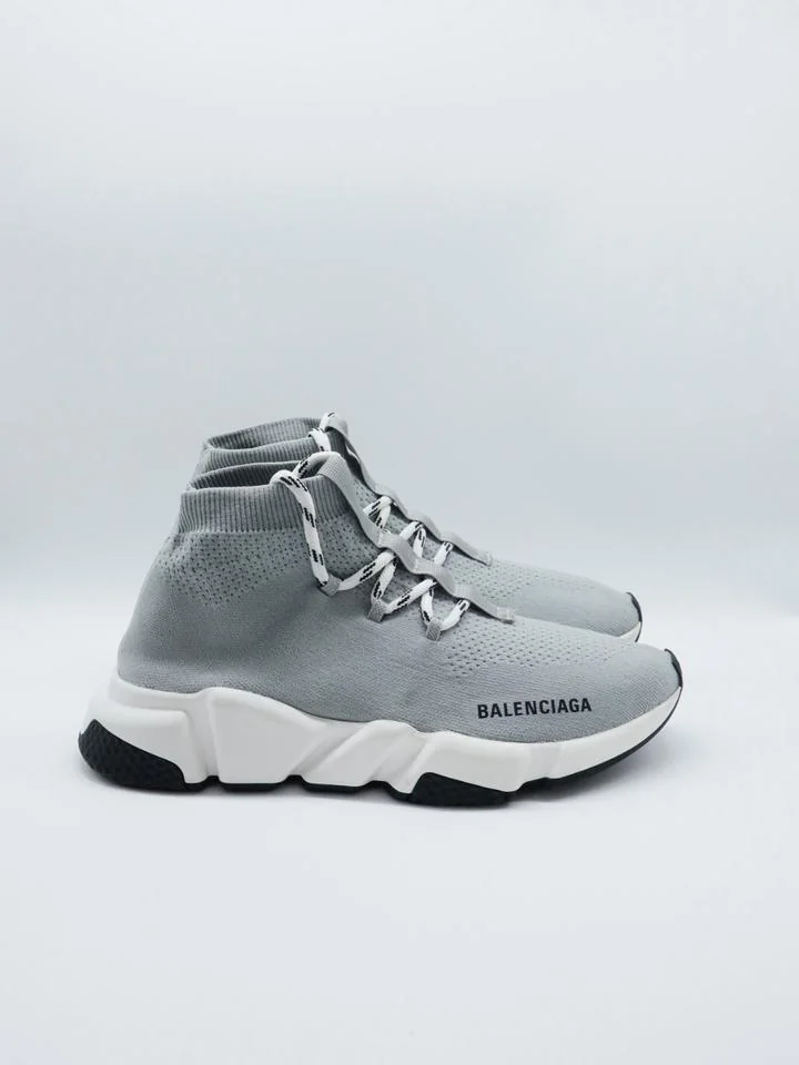 Balenciaga Speed Grey Lace Up 