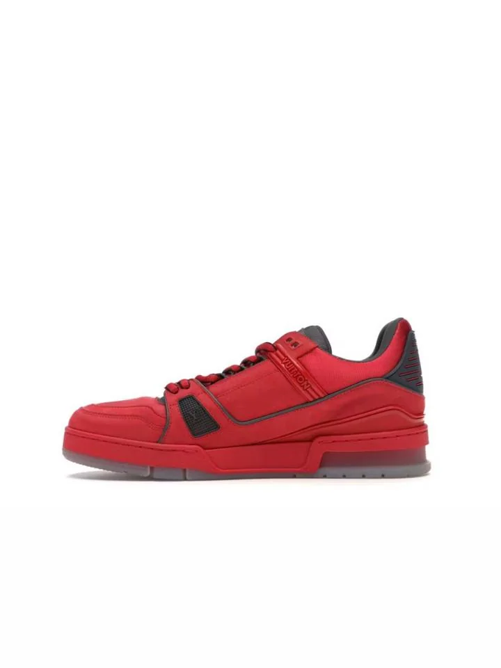 Louis Vuitton Trainer Red N black 