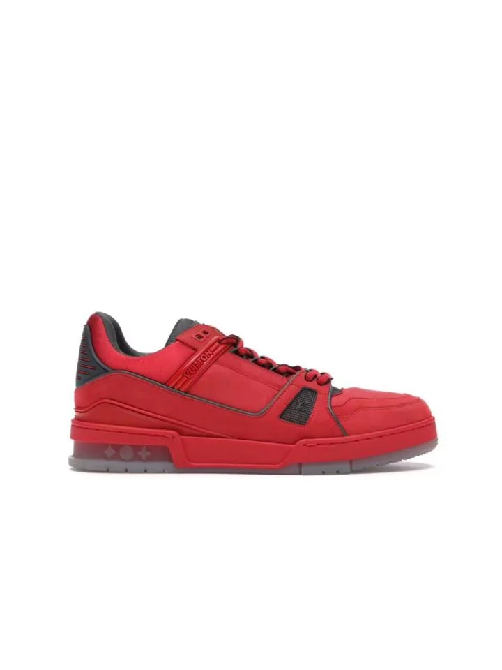 Louis Vuitton Trainer Red N black  - Imagen 1
