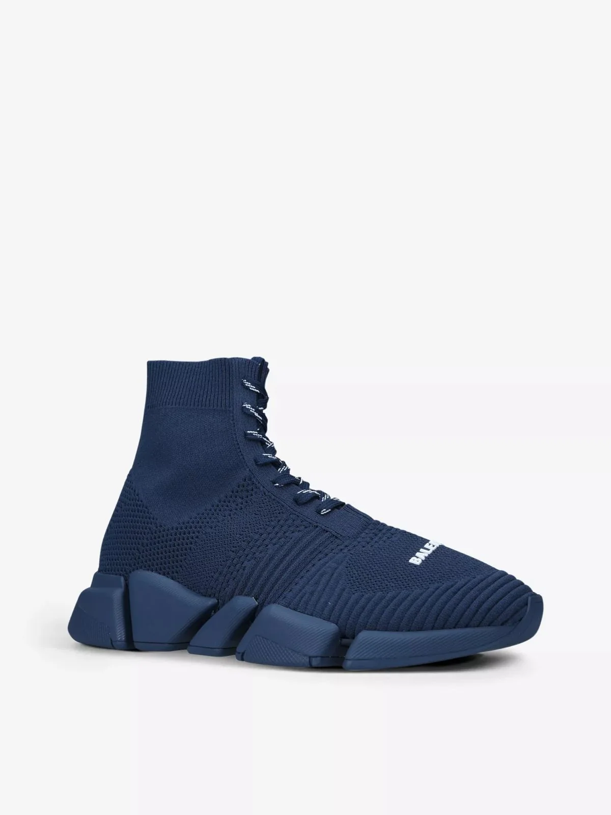 Balenciaga Lace Up Navy Blue - Imagen 1