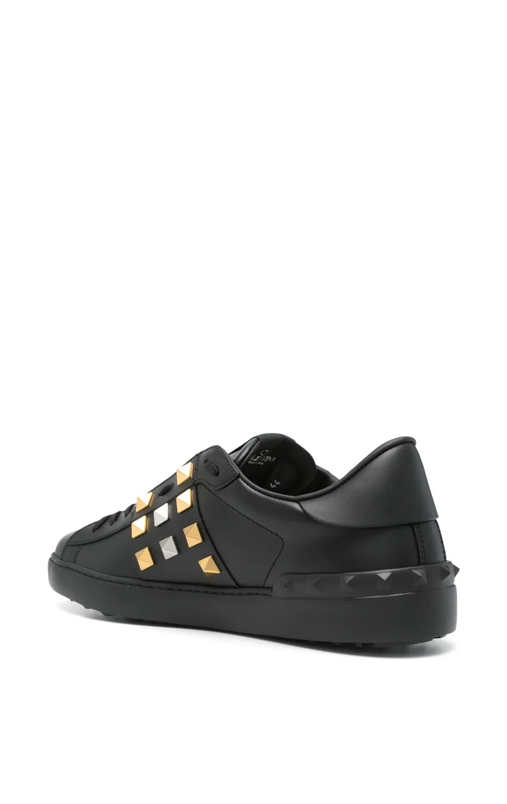 Valentino Rockstud Sneakers Black Gold - Imagen 2
