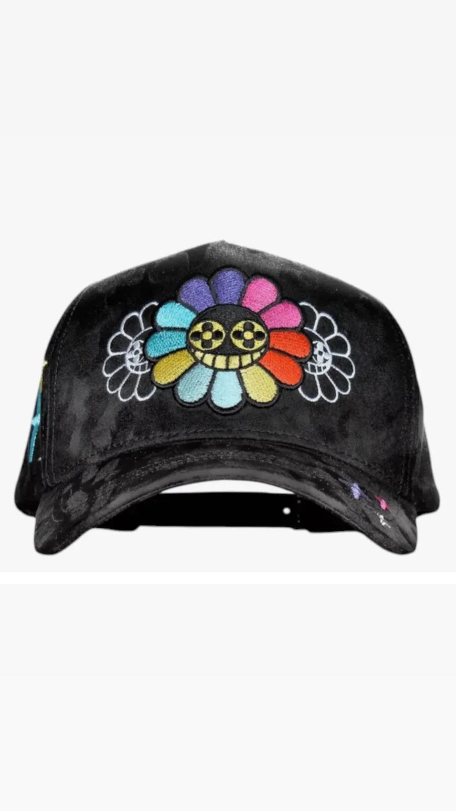 Innedith “Happy Flower” Black Multicolor