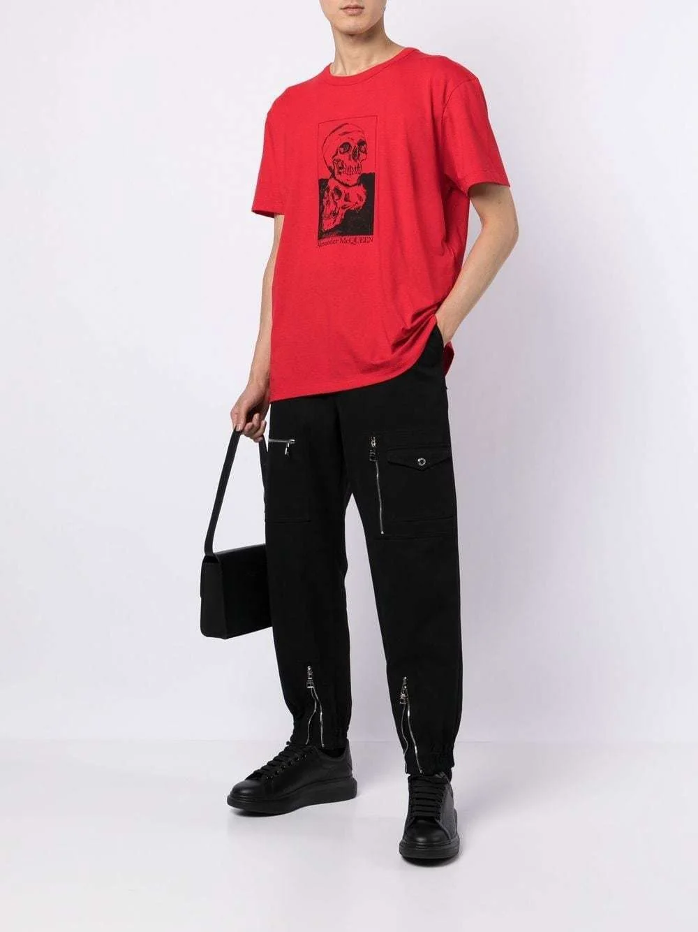 Alexander McQueen “Double Skull Red Tee" - Imagen 2