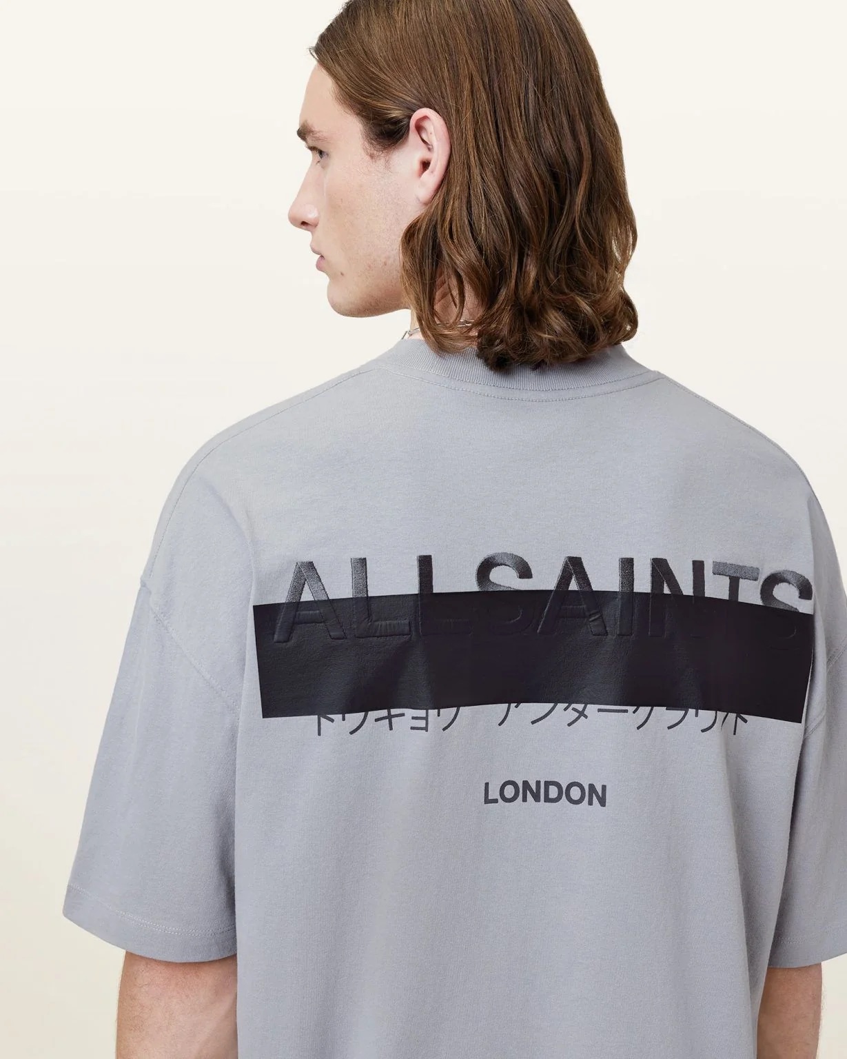 AllSaints Oversized Gris - Imagen 1