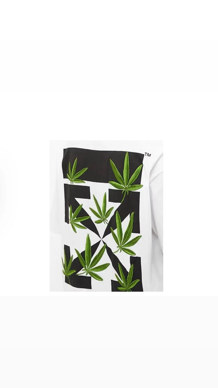 Off-White Weed Arrows Blanca - Imagen 1