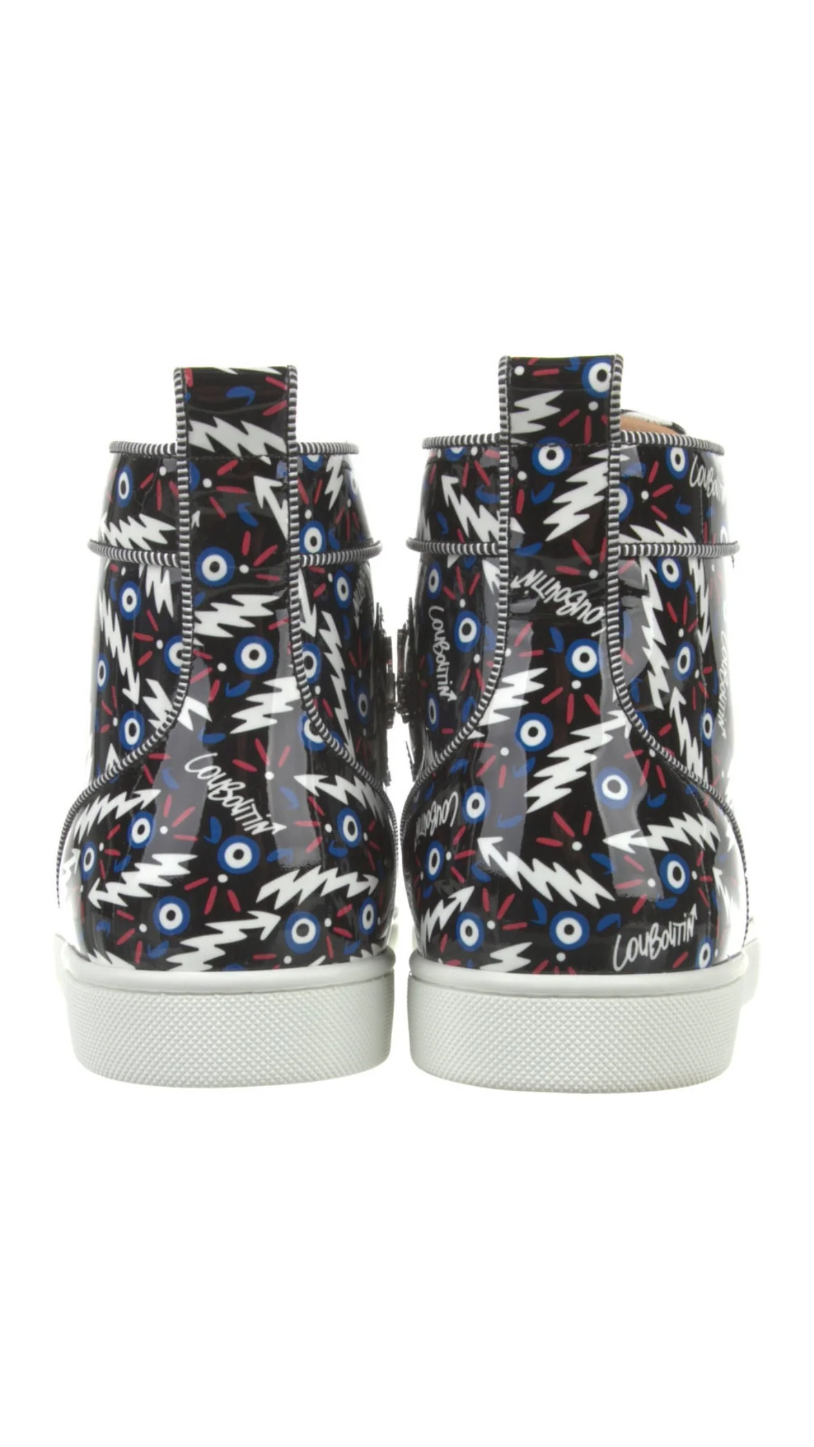 Christian Louboutin High No Spikes “Eye & Lightning” No Box - Imagen 2