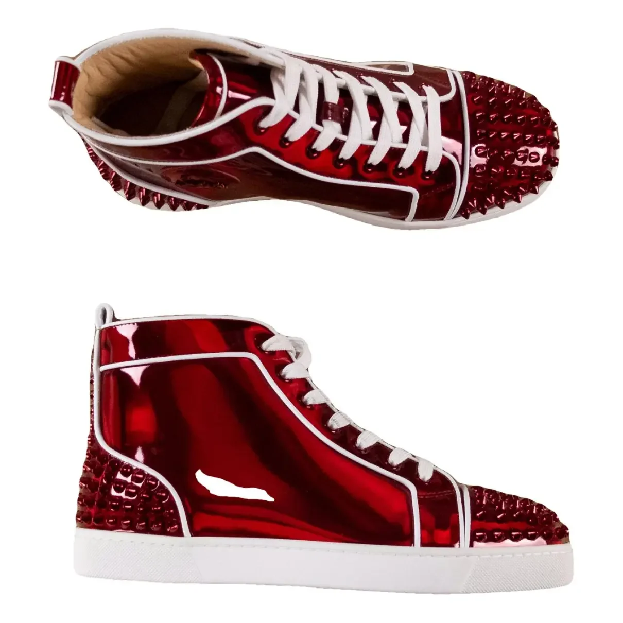 Christian Louboutin High Red No Box  - Imagen 2