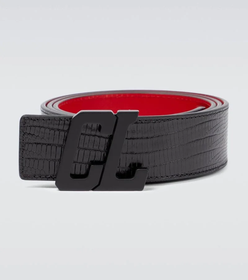 BELT Clásico Reversible Rojo / Negro 