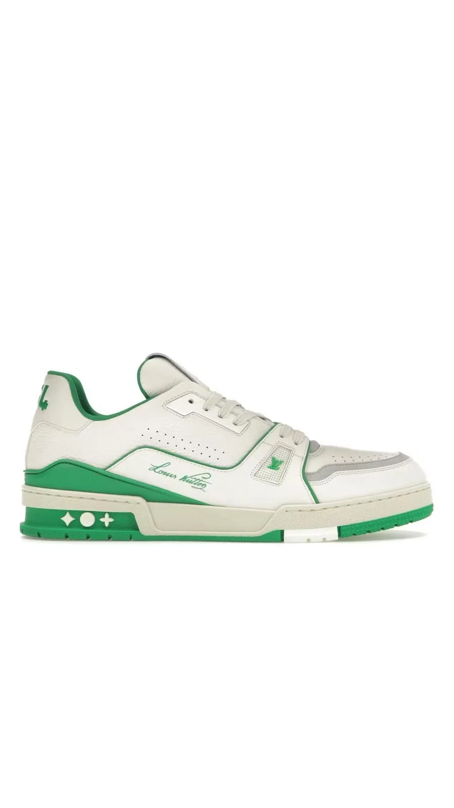 Louis Vuitton Trainer #54 Green Script 