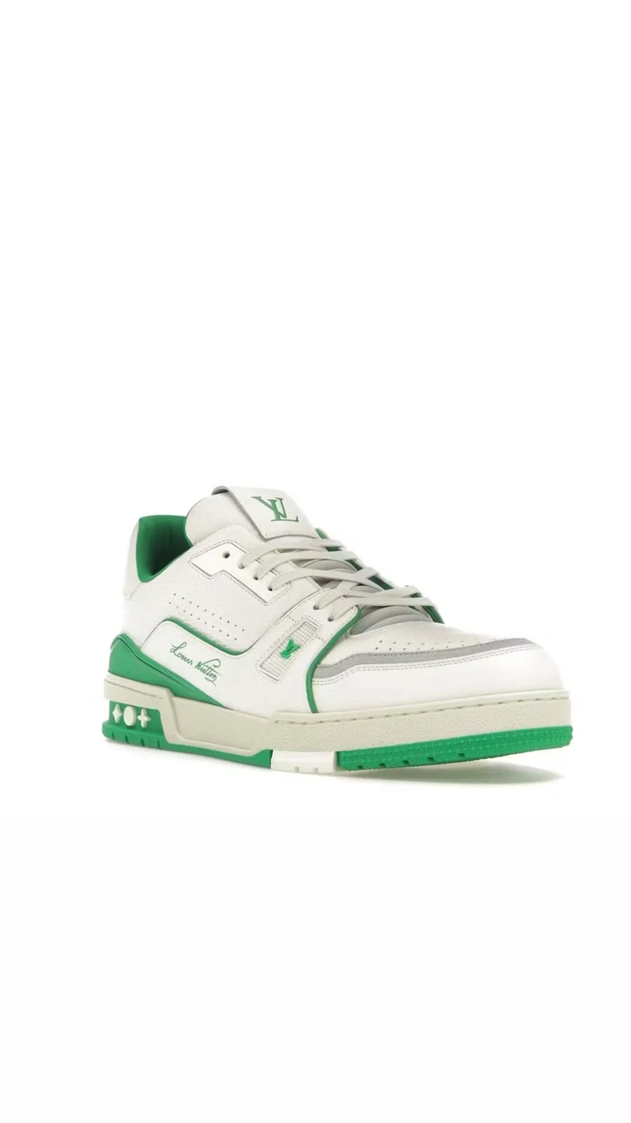 Louis Vuitton Trainer #54 Green Script  - Imagen 1