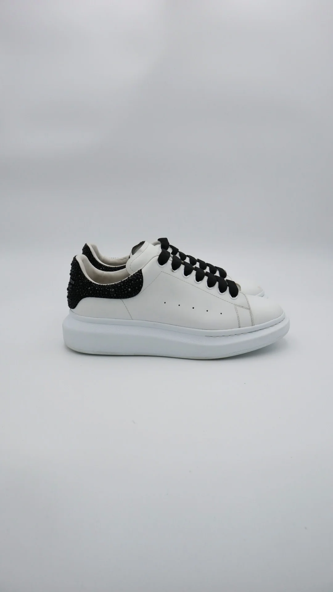 Alexander Mcqueen Black Swarovski 