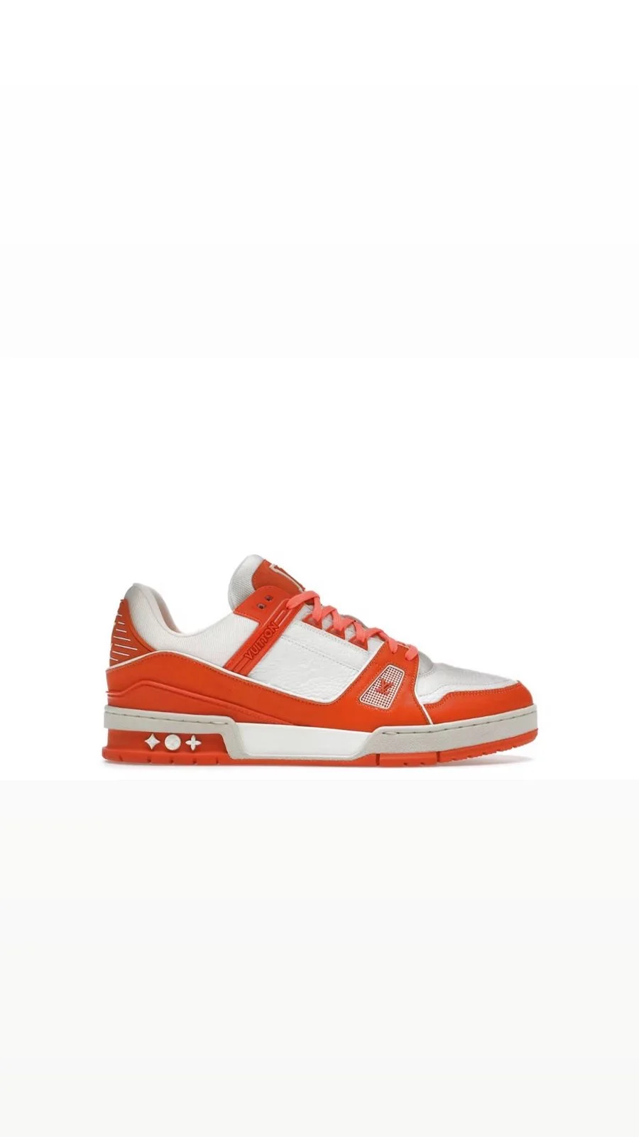 Louis Vuitton Trainer Orange White  