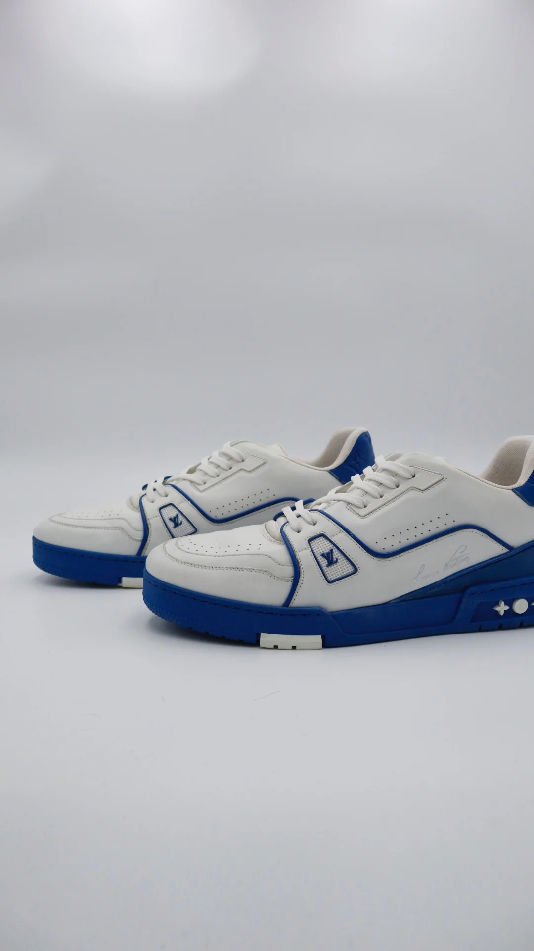 Louis Vuitton Trainer White Blue - Imagen 1