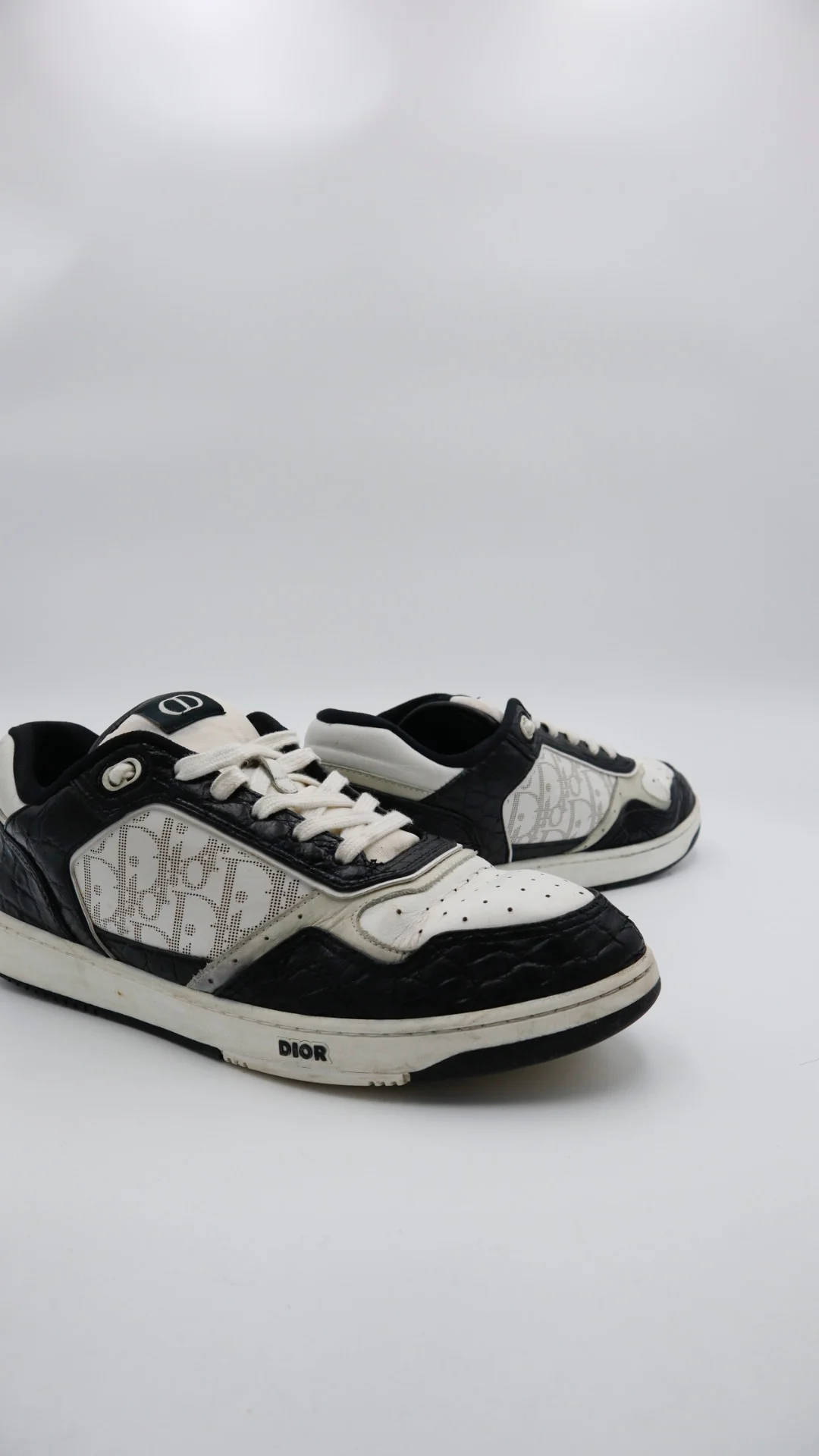 Dior B27 Low Black Cocodrile - Imagen 3