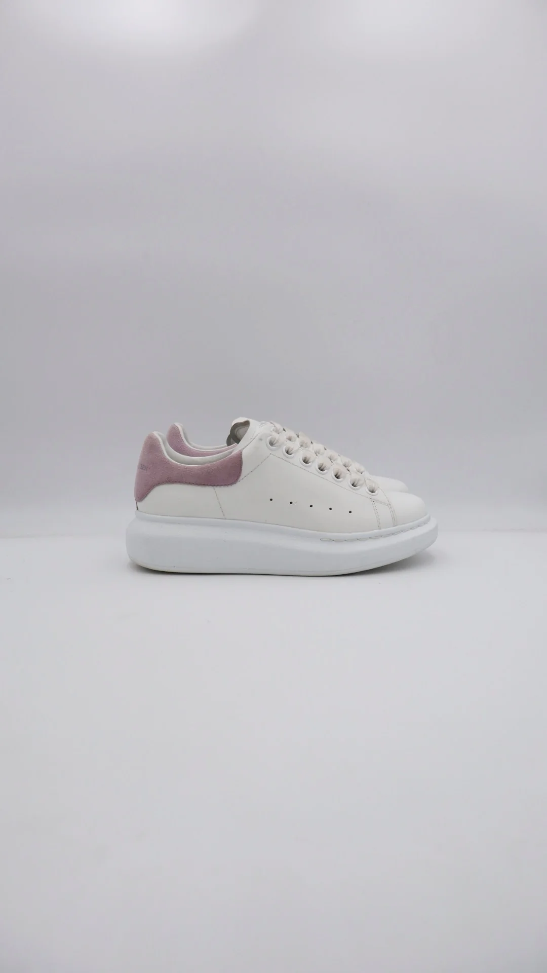 Mcqueen Pink Suede