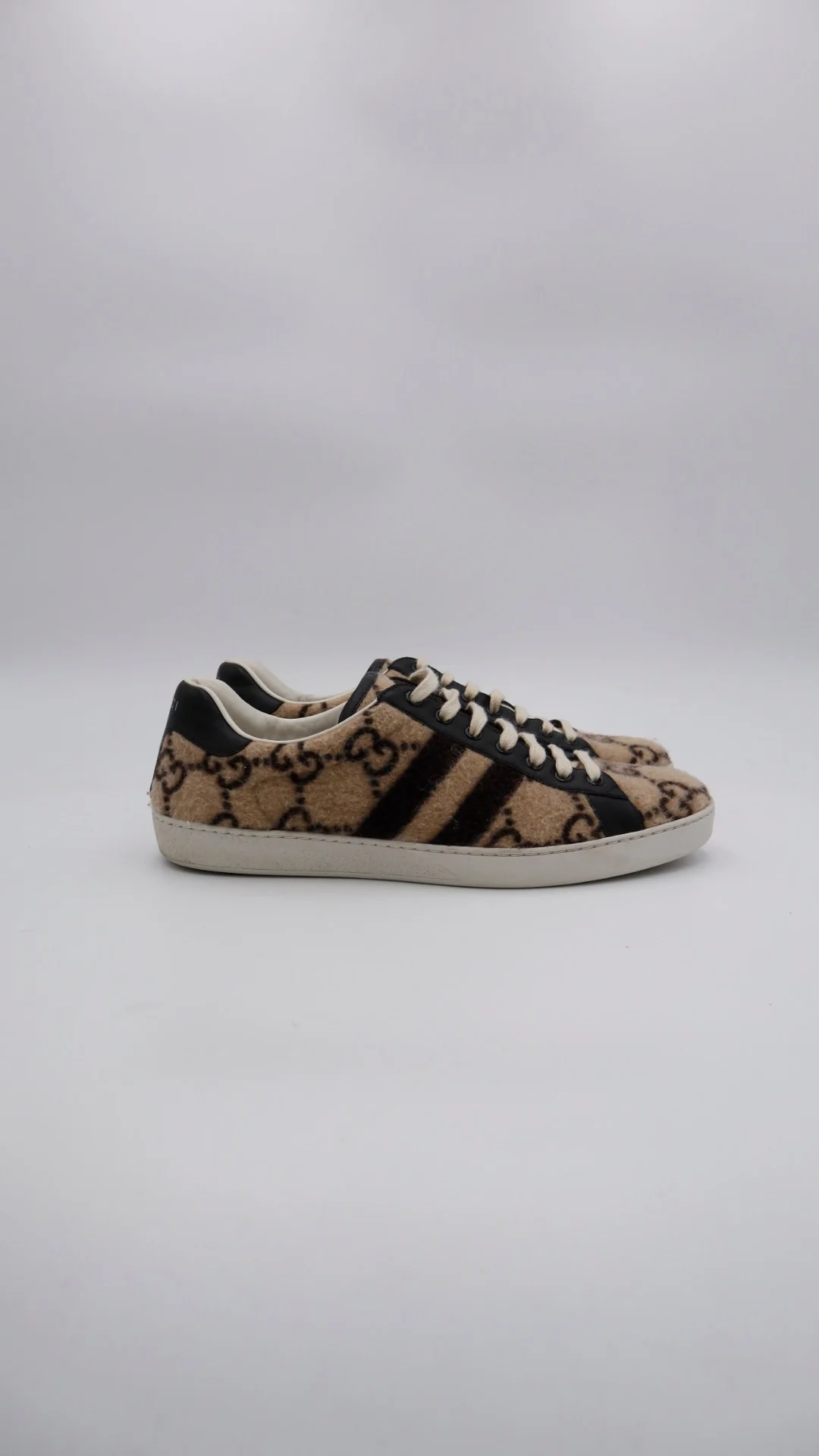 Gucci Ace Wool Monogram 