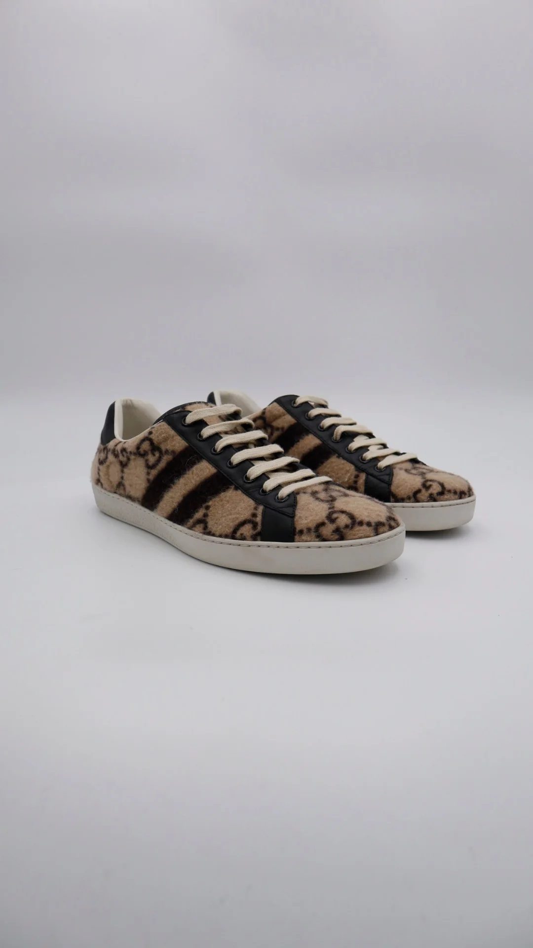 Gucci Ace Wool Monogram  - Imagen 1