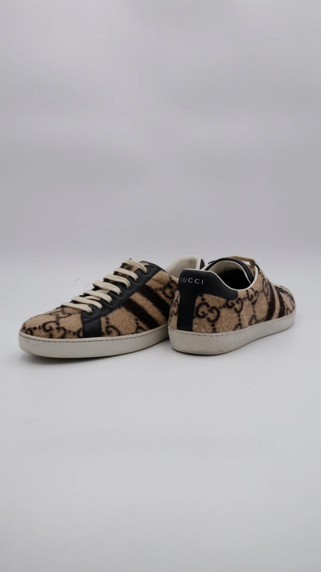 Gucci Ace Wool Monogram  - Imagen 4
