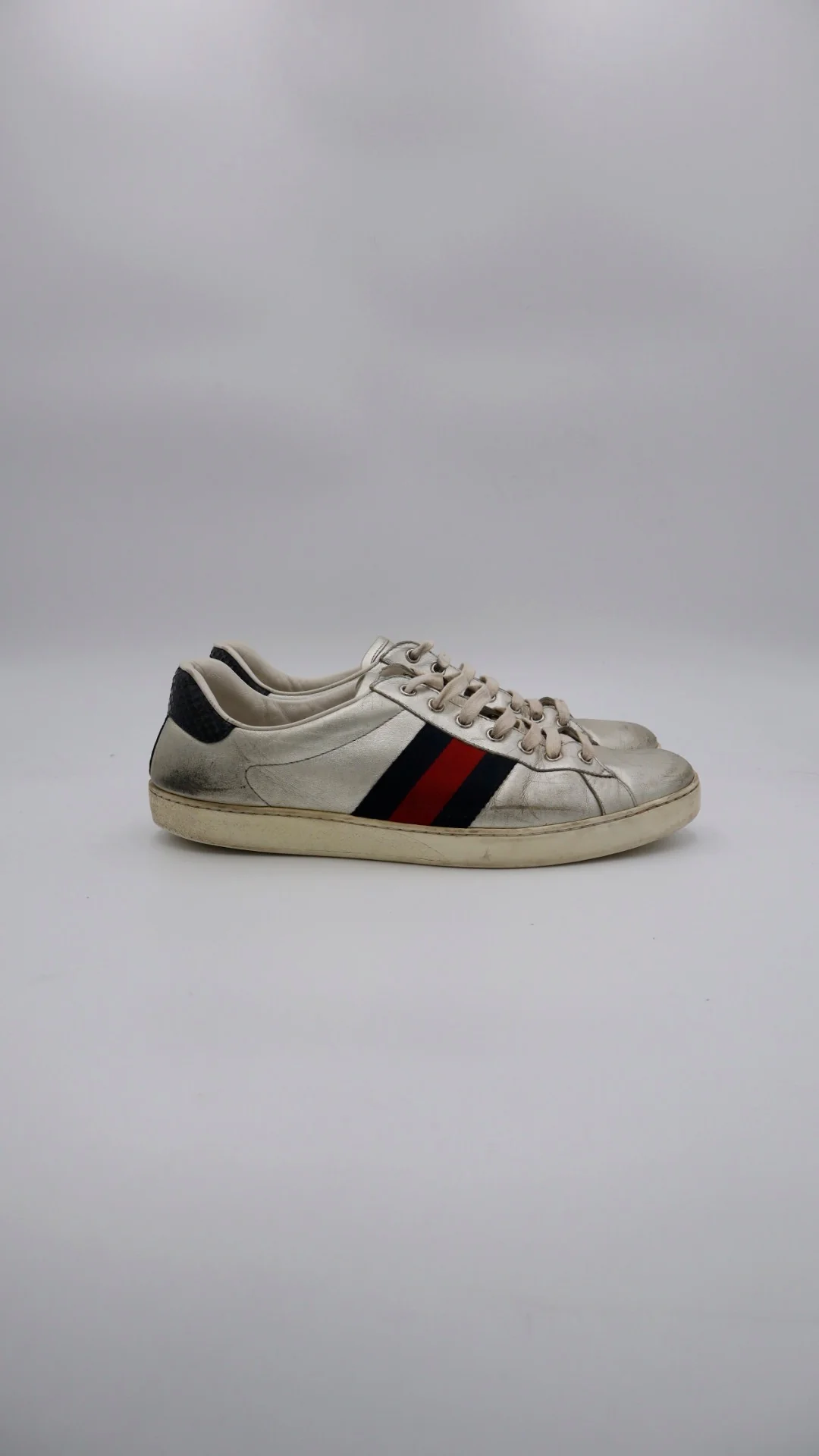 Gucci Ace Silver