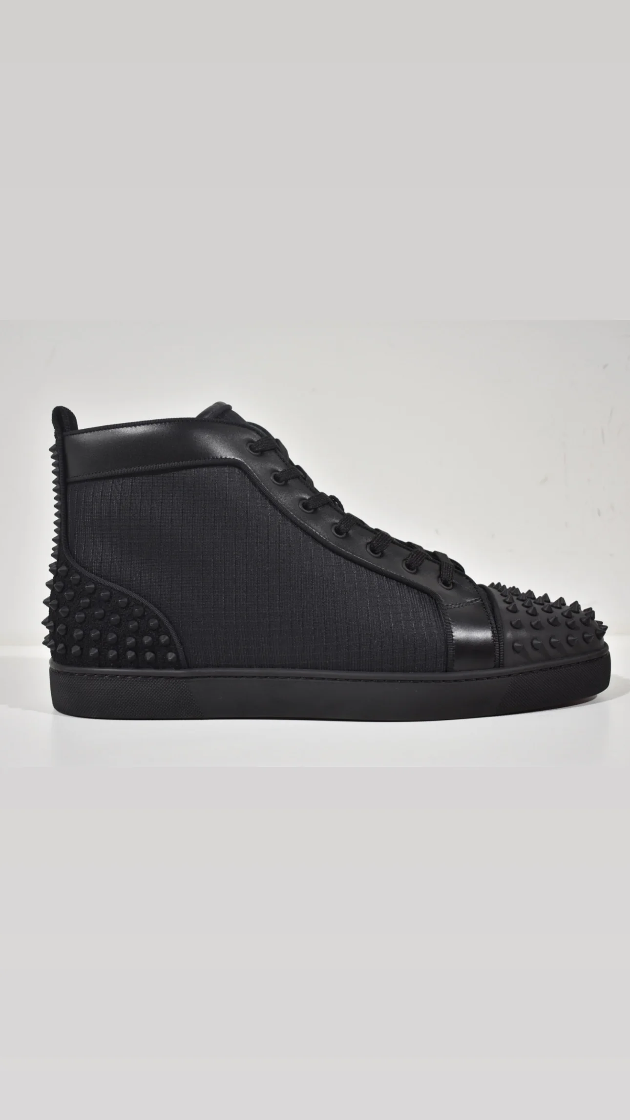 Louboutin High Black Spikes