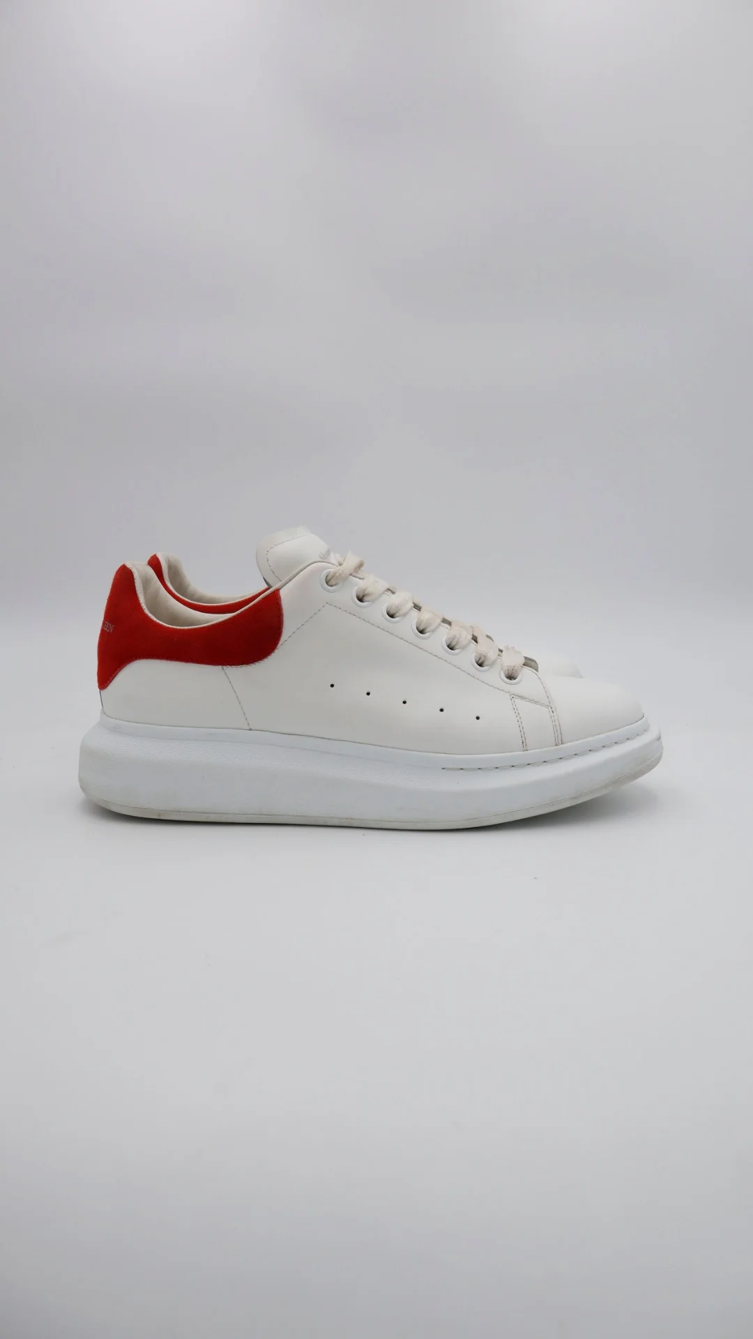 Mcqueen Red Suede