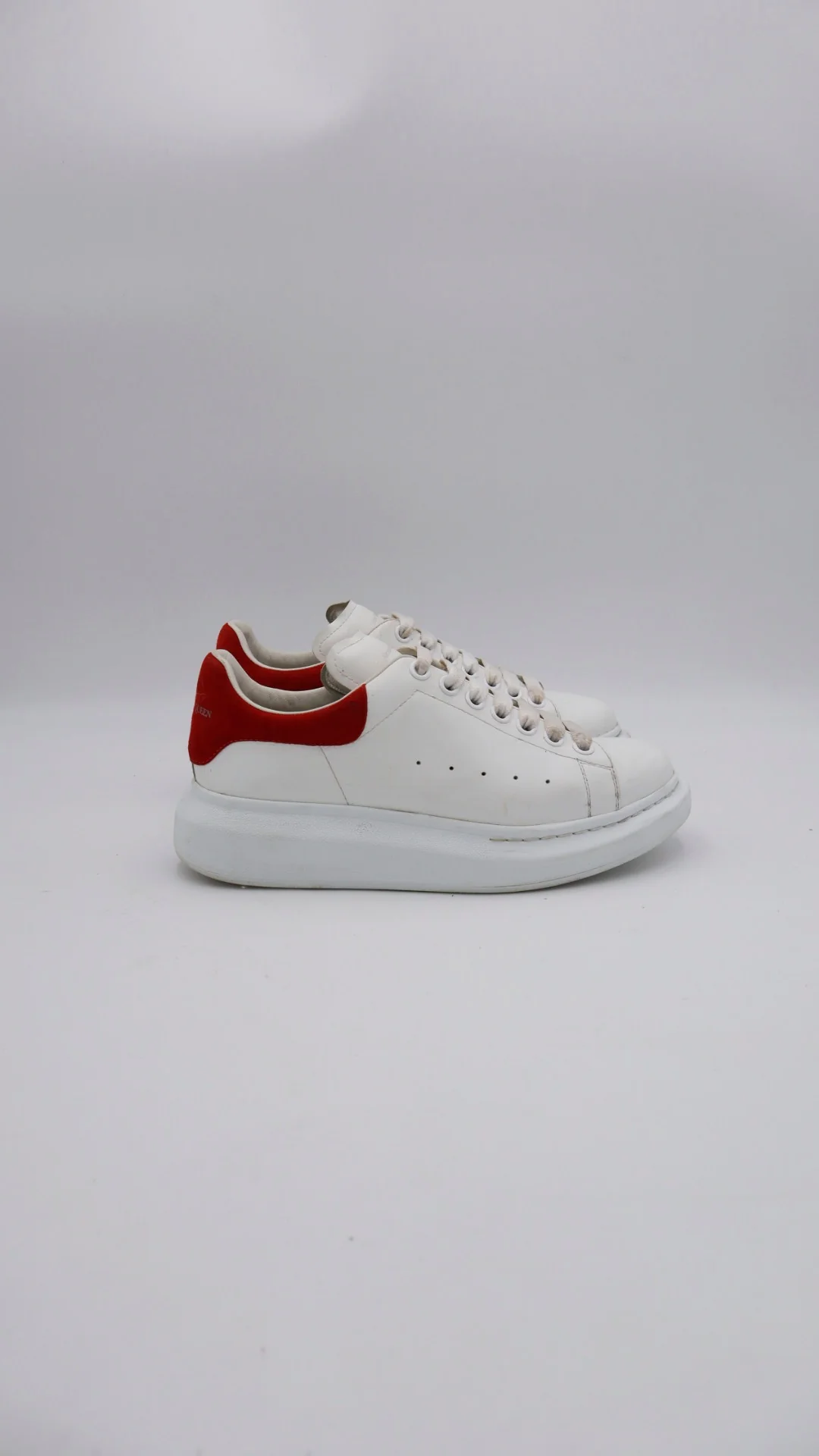 Mcqueen Red Suede