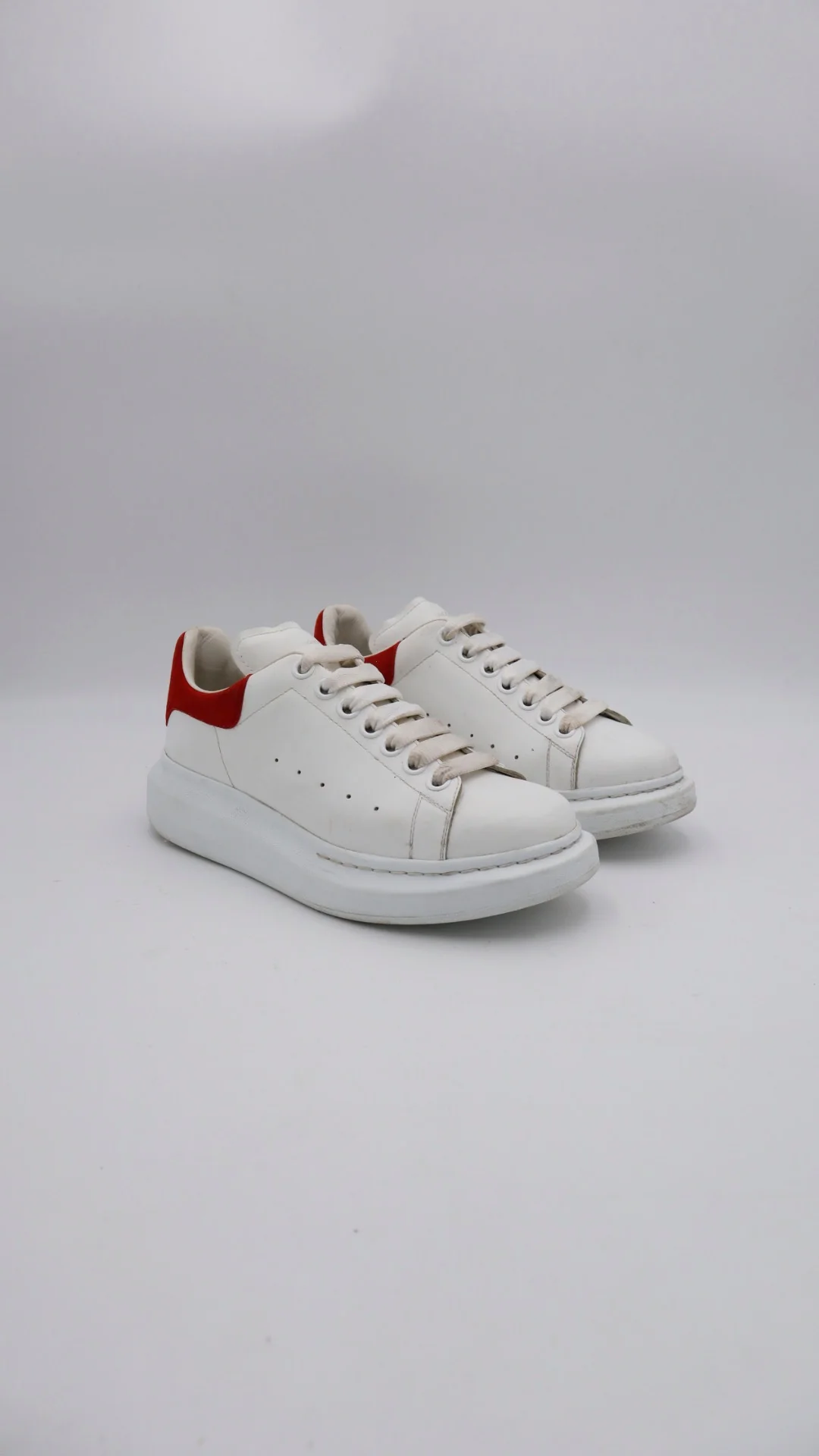 Mcqueen Red Suede 2