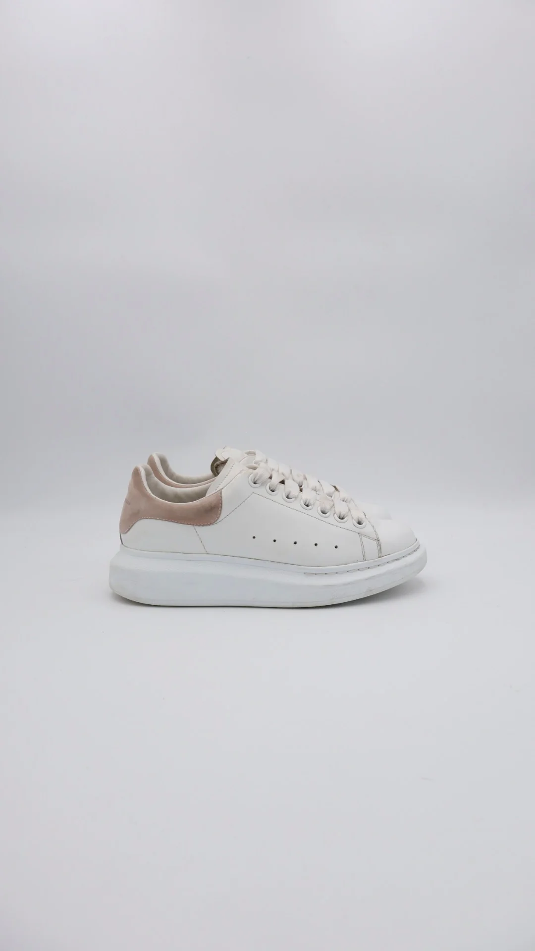 Mcqueen Pink Suede