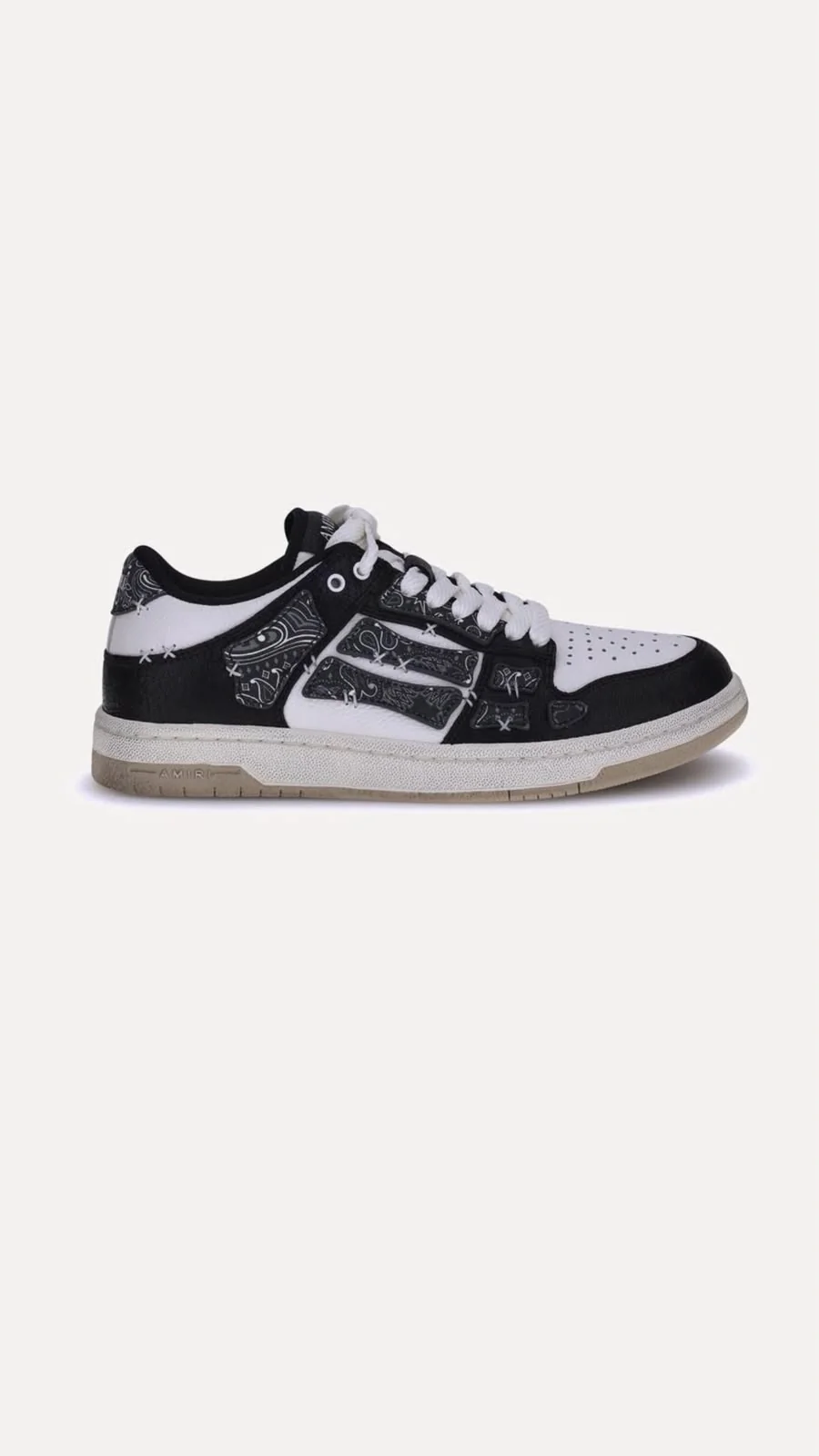 Amiri Skeleton Black White 