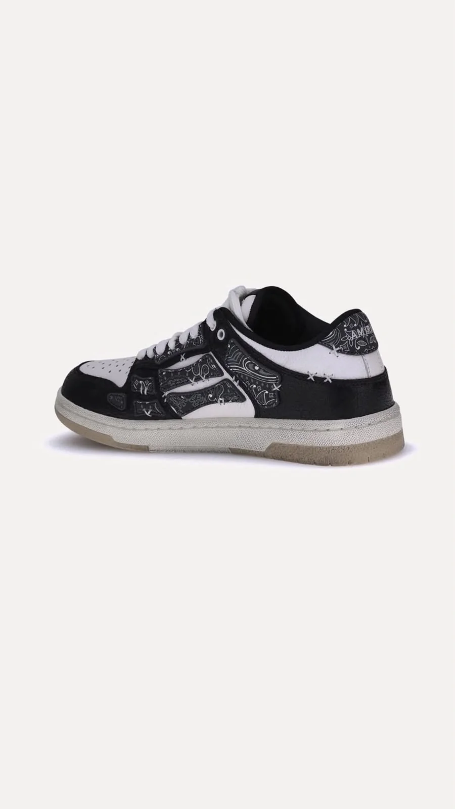Amiri Skeleton Black White  3