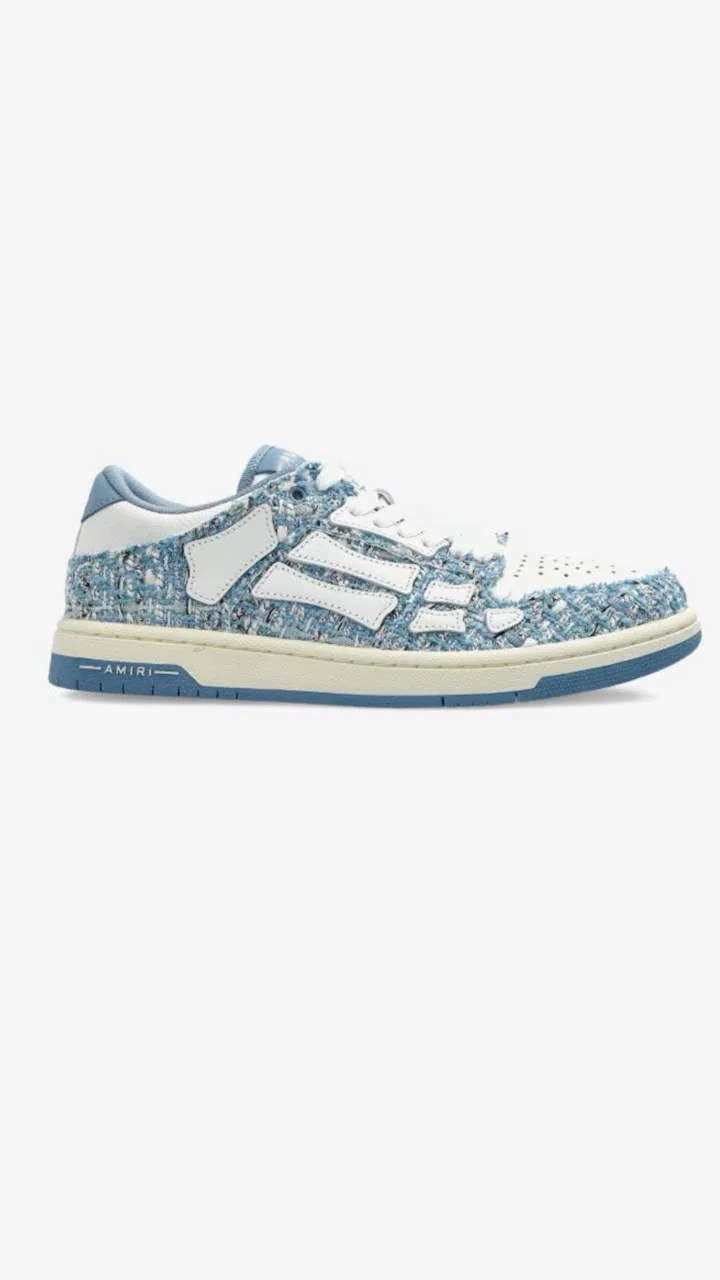 Amiri Skeleton Low Blue White